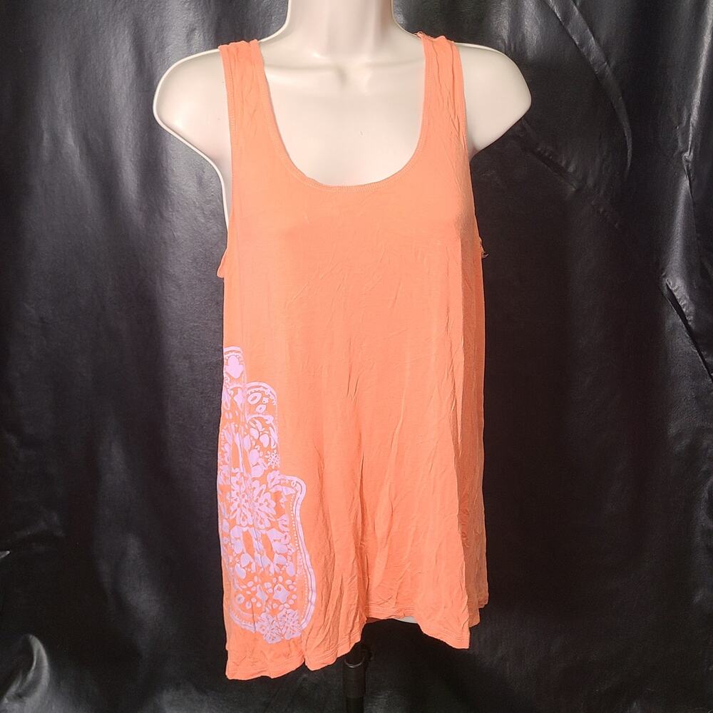 Gaiam Orange traveling hand racer back tank top Size medium